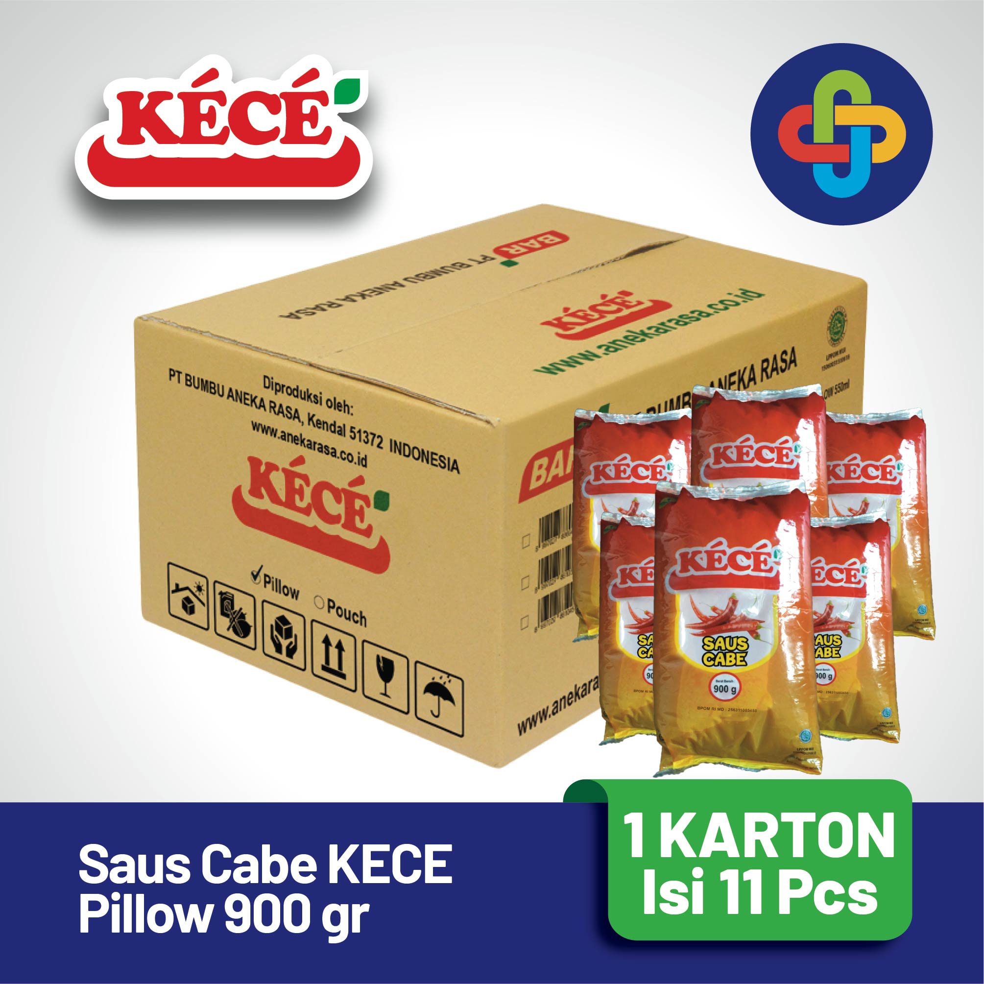 Saus Cabe KECE Pillow 900 gr